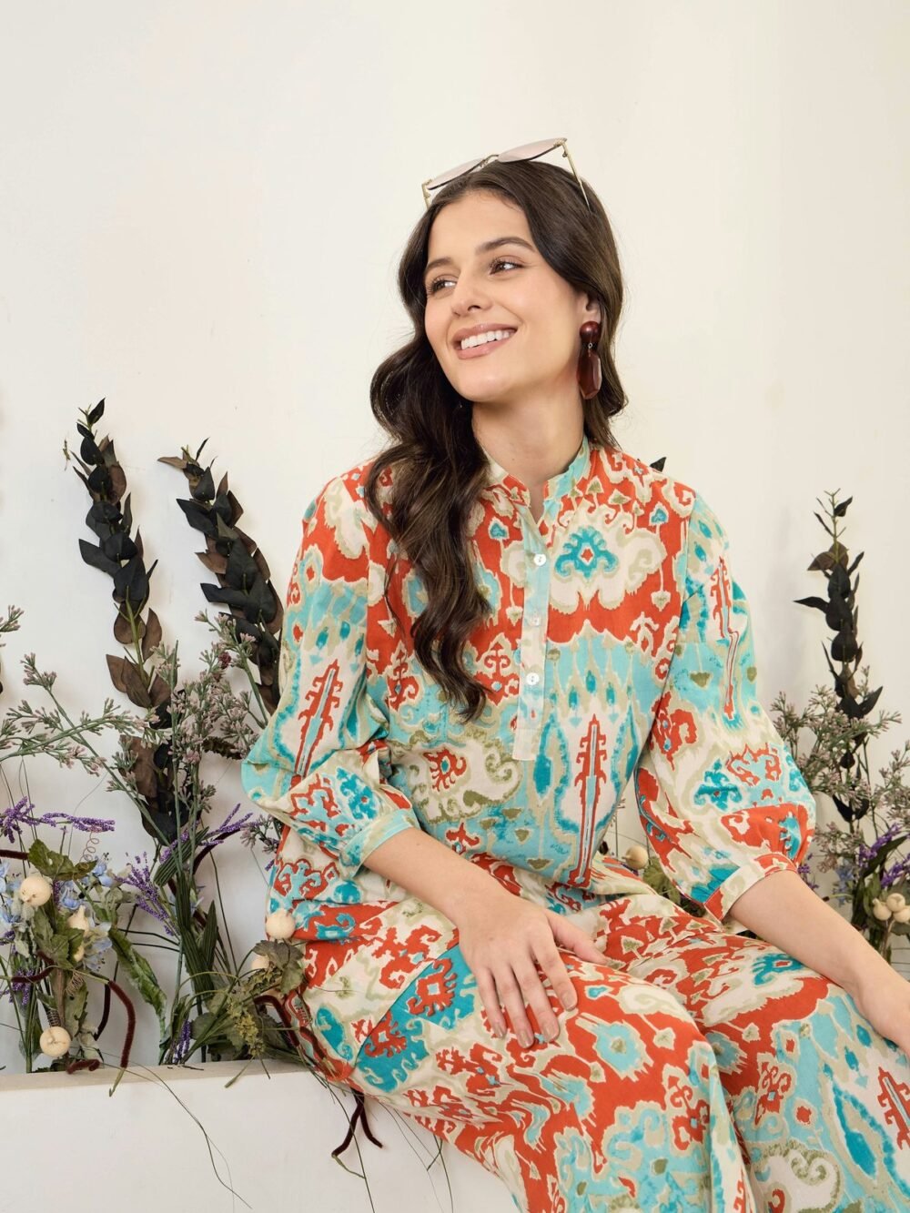 Cerulean Ikat Co-ord Set - photo 1